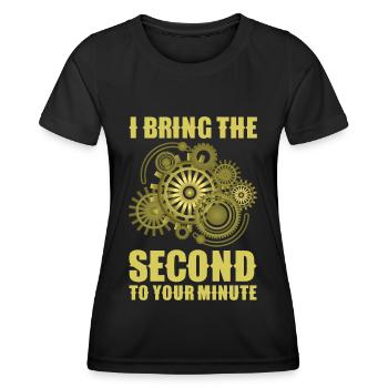 Horloger Horloger Horologues - T-shirt sport Femme - noir - Devant - AI Model Female 172 light (172cm)