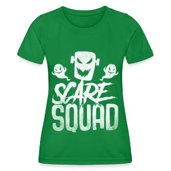 Halloween Costume - Women's Functional T-Shirt - kelly green - Front - AI Model Female 172 dark (172cm)