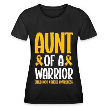 Krebs Im Kindesalter Childhood Cancer Awareness - Frauen Funktions-T-Shirt - Schwarz - Vorne - AI Model Female 172 light (172cm)