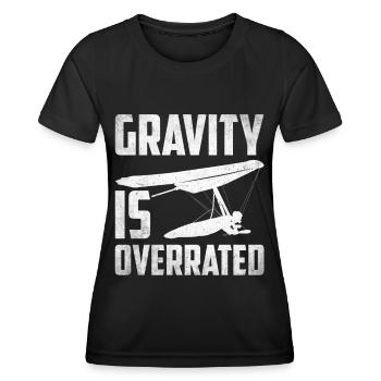 Deltaplane Parapente Deltaplane - T-shirt sport Femme - noir - Devant - AI Model Female 172 light (172cm)