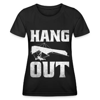 Deltaplane Parapente Deltaplane - T-shirt sport Femme - noir - Devant - AI Model Female 172 light (172cm)