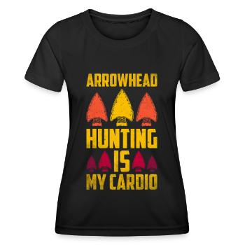 Arrowheads Collectible Arrowheads Collection - Women's Functional T-Shirt - black - Front - AI Model Female 172 light (172cm)
