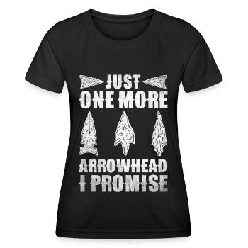 Arrowheads Collectible Arrowheads Collection - Women's Functional T-Shirt - black - Front - AI Model Female 172 light (172cm)