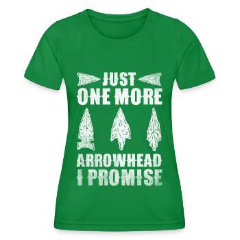 Arrowheads Collectible Arrowheads Collection - Women's Functional T-Shirt - kelly green - Front - AI Model Female 172 dark (172cm)