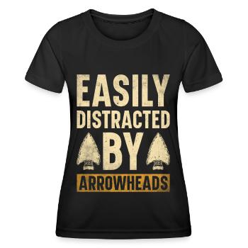 Arrowheads Collectible Arrowheads Collection - Women's Functional T-Shirt - black - Front - AI Model Female 172 light (172cm)