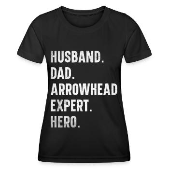 Arrowheads Collectible Arrowheads Collection - Women's Functional T-Shirt - black - Front - AI Model Female 172 light (172cm)