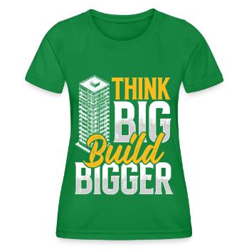 Architecte Architecture Cadeau Étudiant en architecture - T-shirt sport Femme - vert - Devant - AI Model Female 172 dark (172cm)