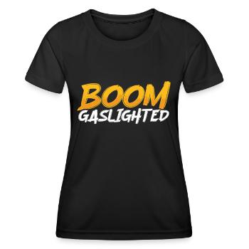 Allume-gaz - T-shirt sport Femme - noir - Devant - AI Model Female 172 light (172cm)