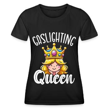 Allume-gaz - T-shirt sport Femme - noir - Devant - AI Model Female 172 light (172cm)