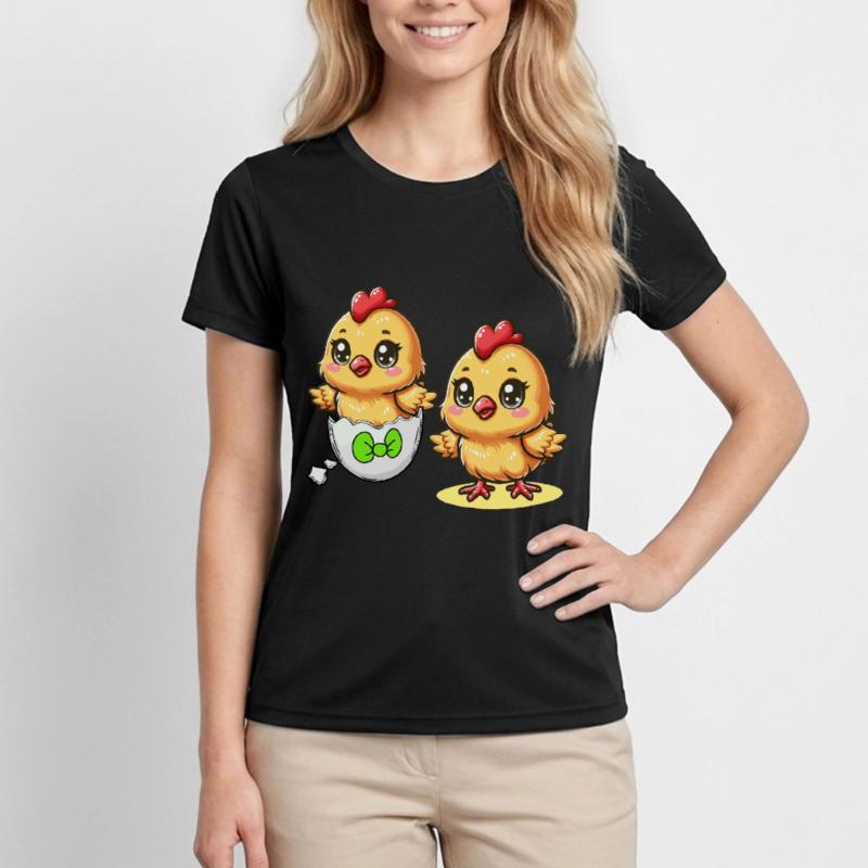 Chick Easter Egg Easter Eggs Chicken Eggs Easter Child Women's Functional T-Shirt