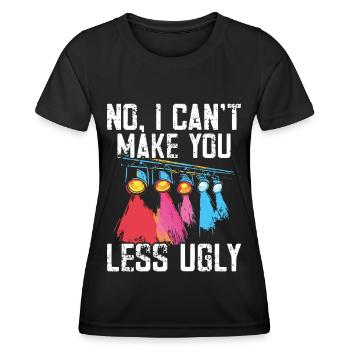 Lighting technician Lighting technician Lighting technology - Women's Functional T-Shirt - black - Front - AI Model Female 172 light (172cm)