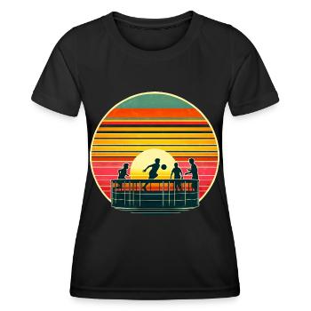 Gaga Ball Gagaball - T-shirt sport Femme - noir - Devant - AI Model Female 172 light (172cm)