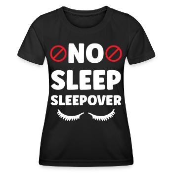 Nuitée sans sommeil - T-shirt sport Femme - noir - Devant - AI Model Female 172 light (172cm)