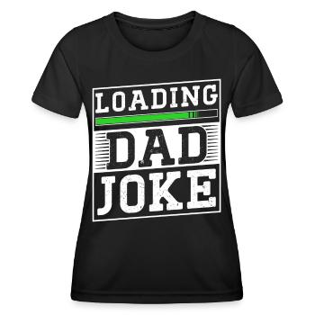 Papa Blague Papa Blagues Père - T-shirt sport Femme - noir - Devant - AI Model Female 172 light (172cm)