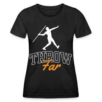 Werf Weit Lancer de javelot Lancer de javelot Lancer de javelot Lancer de javelot - T-shirt sport Femme - noir - Devant - AI Model Female 172 light (172cm)