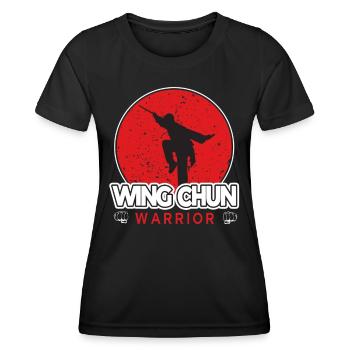 Wing Chun Warrior Trainer Martial Arts Martial Arts - Women's Functional T-Shirt - black - Front - AI Model Female 172 light (172cm)