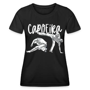 Capoeira Martial Arts Training Hobby Brazilian - Women's Functional T-Shirt - black - Front - AI Model Female 172 light (172cm)