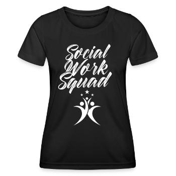 Team Social Work Social Work Social Workers - Women's Functional T-Shirt - black - Front - AI Model Female 172 light (172cm)