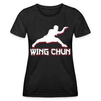 Wing Chun Training Trainer Martial Arts Martial Arts - Women's Functional T-Shirt - black - Front - AI Model Female 172 light (172cm)
