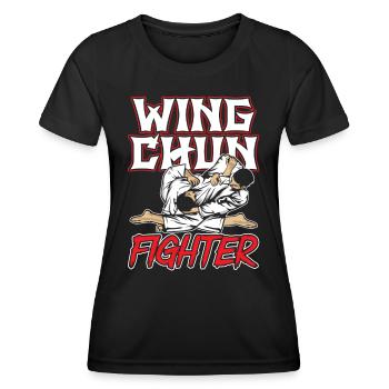 Wing Chun Fighter Martial Arts Martial Arts Trainer - Women's Functional T-Shirt - black - Front - AI Model Female 172 light (172cm)