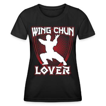 Wing Chun Lover Entraîneur Arts Martiaux Arts Martiaux Arts Martiaux Arts Martiaux - T-shirt sport Femme - noir - Devant - AI Model Female 172 light (172cm)