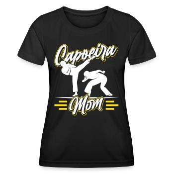 Capoeira Mutter Brasilianisch Kampfsport Hobby - Frauen Funktions-T-Shirt - Schwarz - Vorne - AI Model Female 172 light (172cm)