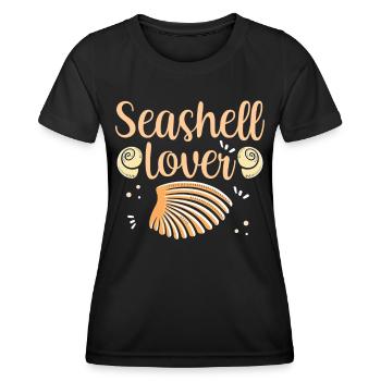 Shell Lovers Collect Shells Shell Collectors - Women's Functional T-Shirt - black - Front - AI Model Female 172 light (172cm)