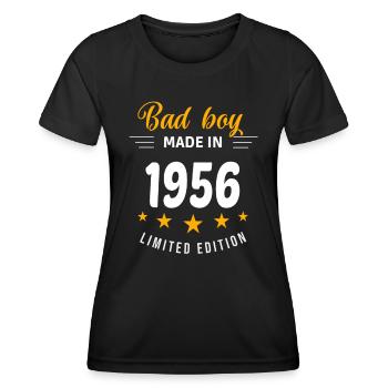 Bad boy made in 1956 - Women's Functional T-Shirt - black - Front - AI Model Female 172 light (172cm)