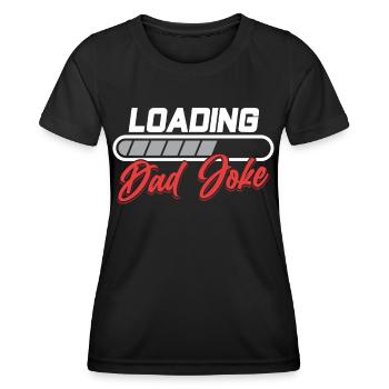 Papa Blague Papa Blagues Père - T-shirt sport Femme - noir - Devant - AI Model Female 172 light (172cm)