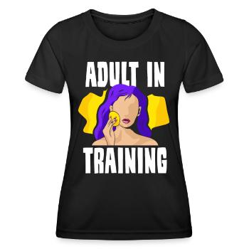 Adult In Education Adult Birthday - Women's Functional T-Shirt - black - Front - AI Model Female 172 light (172cm)