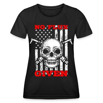 Mécanicien de soudure de drapeau américain de soudeur - T-shirt sport Femme - noir - Devant - AI Model Female 172 light (172cm)
