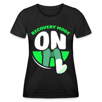 Erholung Modus Ein Überlebender Patient Erholen - Frauen Funktions-T-Shirt - Schwarz - Vorne - AI Model Female 172 light (172cm)