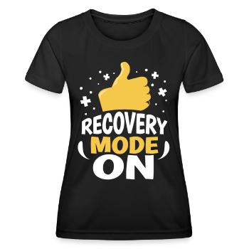 Erholung Modus Ein Überlebender Patient Erholen - Frauen Funktions-T-Shirt - Schwarz - Vorne - AI Model Female 172 light (172cm)