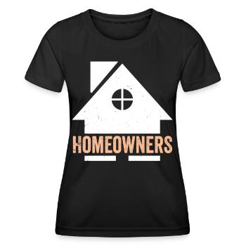 Propriétaire Maison Propriétaire Maison Propriétaire Maison - T-shirt sport Femme - noir - Devant - AI Model Female 172 light (172cm)
