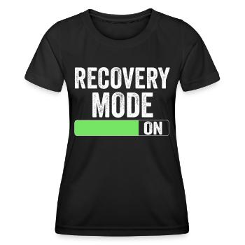 Erholung Modus Ein Patient Überlebender Erholen - Frauen Funktions-T-Shirt - Schwarz - Vorne - AI Model Female 172 light (172cm)