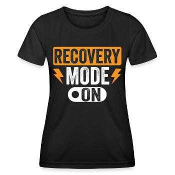 Erholung Modus Ein Überlebender Patient Erholen - Frauen Funktions-T-Shirt - Schwarz - Vorne - AI Model Female 172 light (172cm)
