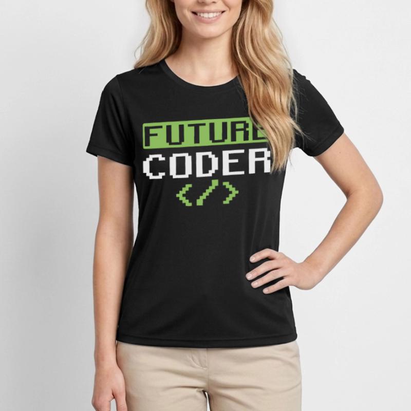Code du programmeur de codage du futur codeur T-shirt sport Femme