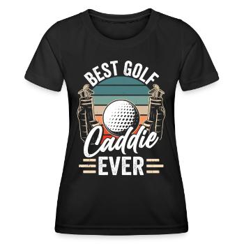 Meilleur Golf Caddy Ever Golf Golf - T-shirt sport Femme - noir - Devant - AI Model Female 172 light (172cm)