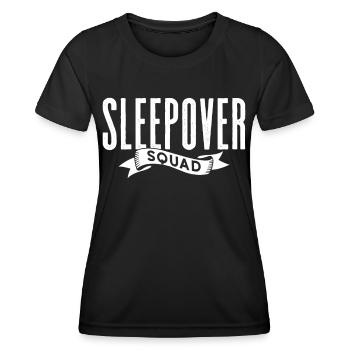 Nuit de groupe douce nuitée - T-shirt sport Femme - noir - Devant - AI Model Female 172 light (172cm)