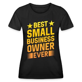 Bester Kleinunternehmer Aller Zeiten CEO Gründer - Frauen Funktions-T-Shirt - Schwarz - Vorne - AI Model Female 172 light (172cm)