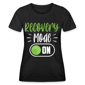 Erholung Modus Ein Erholen Überlebender Patient - Frauen Funktions-T-Shirt - Schwarz - Vorne - AI Model Female 172 light (172cm)