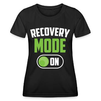 Erholung Modus Ein Patient Überlebender Erholen - Frauen Funktions-T-Shirt - Schwarz - Vorne - AI Model Female 172 light (172cm)