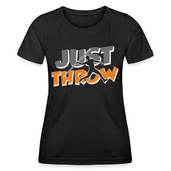 Lancer facile Lanceur de javelot Lancer de javelot Lancer de javelot Lancer de javelot - T-shirt sport Femme - noir - Devant - AI Model Female 172 light (172cm)