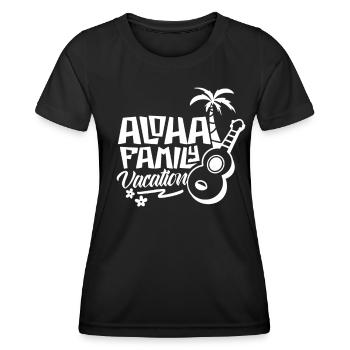 Aloha Family Holidays Family Holidays Family - Women's Functional T-Shirt - black - Front - AI Model Female 172 light (172cm)
