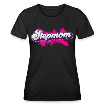 Stepmother Foster Mother Stepmother - Women's Functional T-Shirt - black - Front - AI Model Female 172 light (172cm)