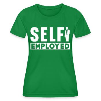 Freelance indépendant Freelance - T-shirt sport Femme - vert - Devant - AI Model Female 172 dark (172cm)