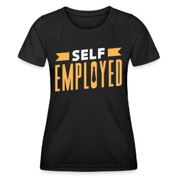 Freelance indépendant Freelance - T-shirt sport Femme - noir - Devant - AI Model Female 172 light (172cm)
