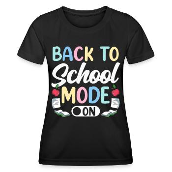 Back to School Mode A School Teacher Back to School - Women's Functional T-Shirt - black - Front - AI Model Female 172 light (172cm)