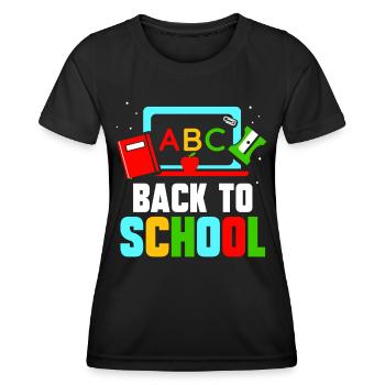 Back to School Back to School Teachers Back to School - Women's Functional T-Shirt - black - Front - AI Model Female 172 light (172cm)
