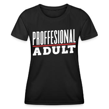 Professional Adult Birthday Adult - Women's Functional T-Shirt - black - Front - AI Model Female 172 light (172cm)